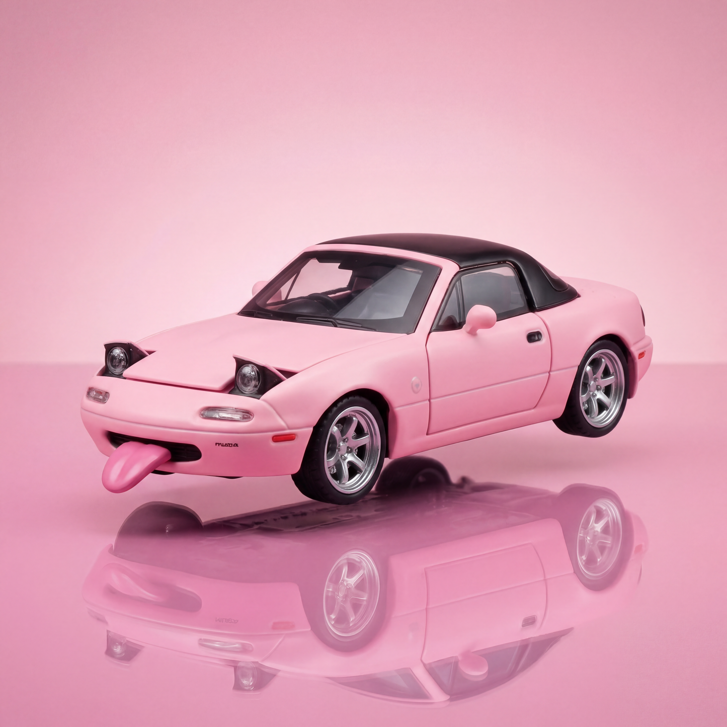 Mazda series 1 36 scale diecast model car with opening doors and rubber tires
