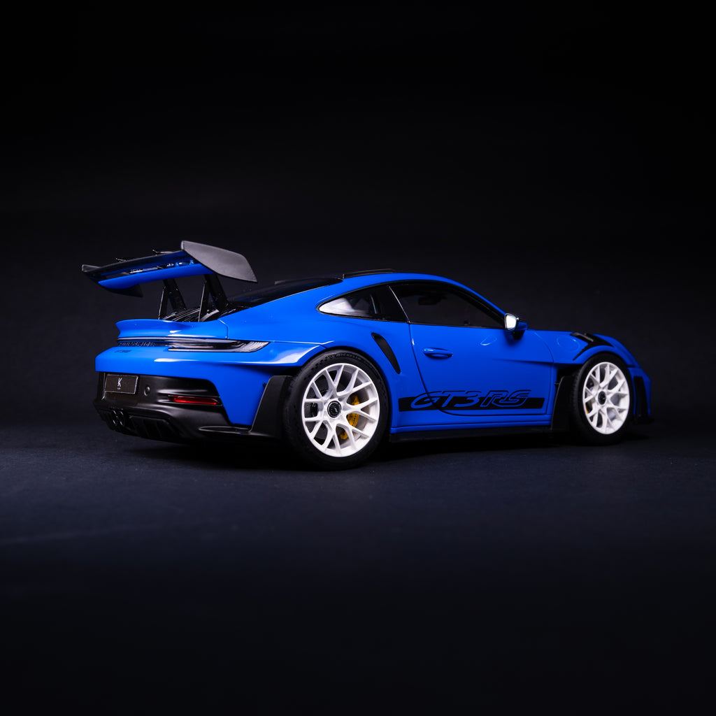992 GT3RS (weissach) - BLUE - white rims