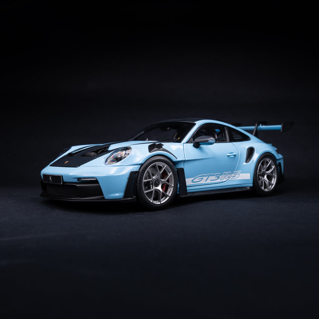 992 GT3RS (weissach) - LIGHT BLUE - silver rims