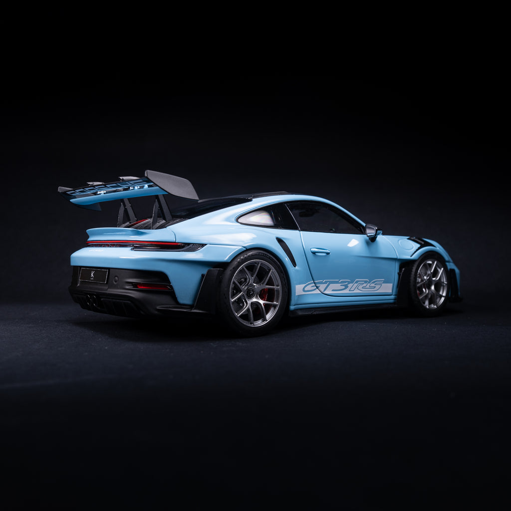 992 GT3RS (weissach) - LIGHT BLUE - silver rims