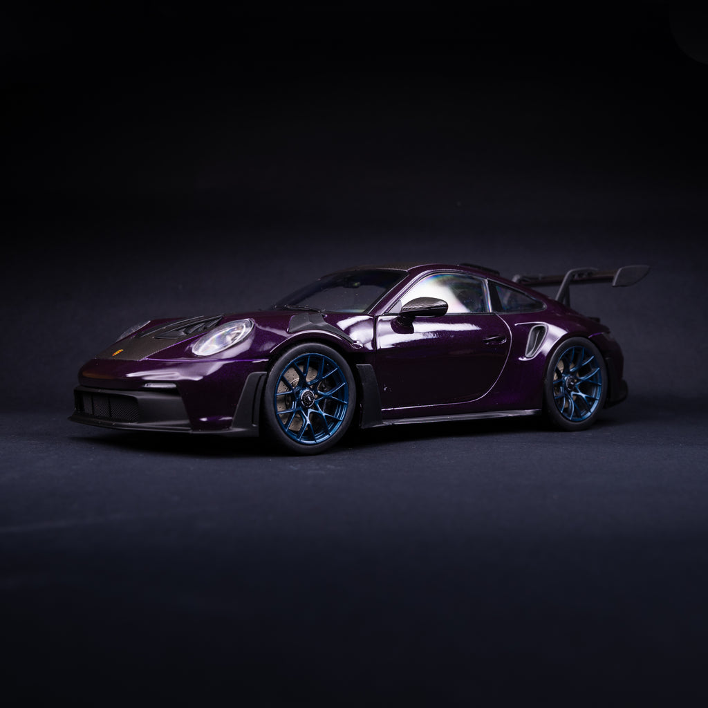 992 GT3RS (weissach) - PURPLE - indigo blue rims