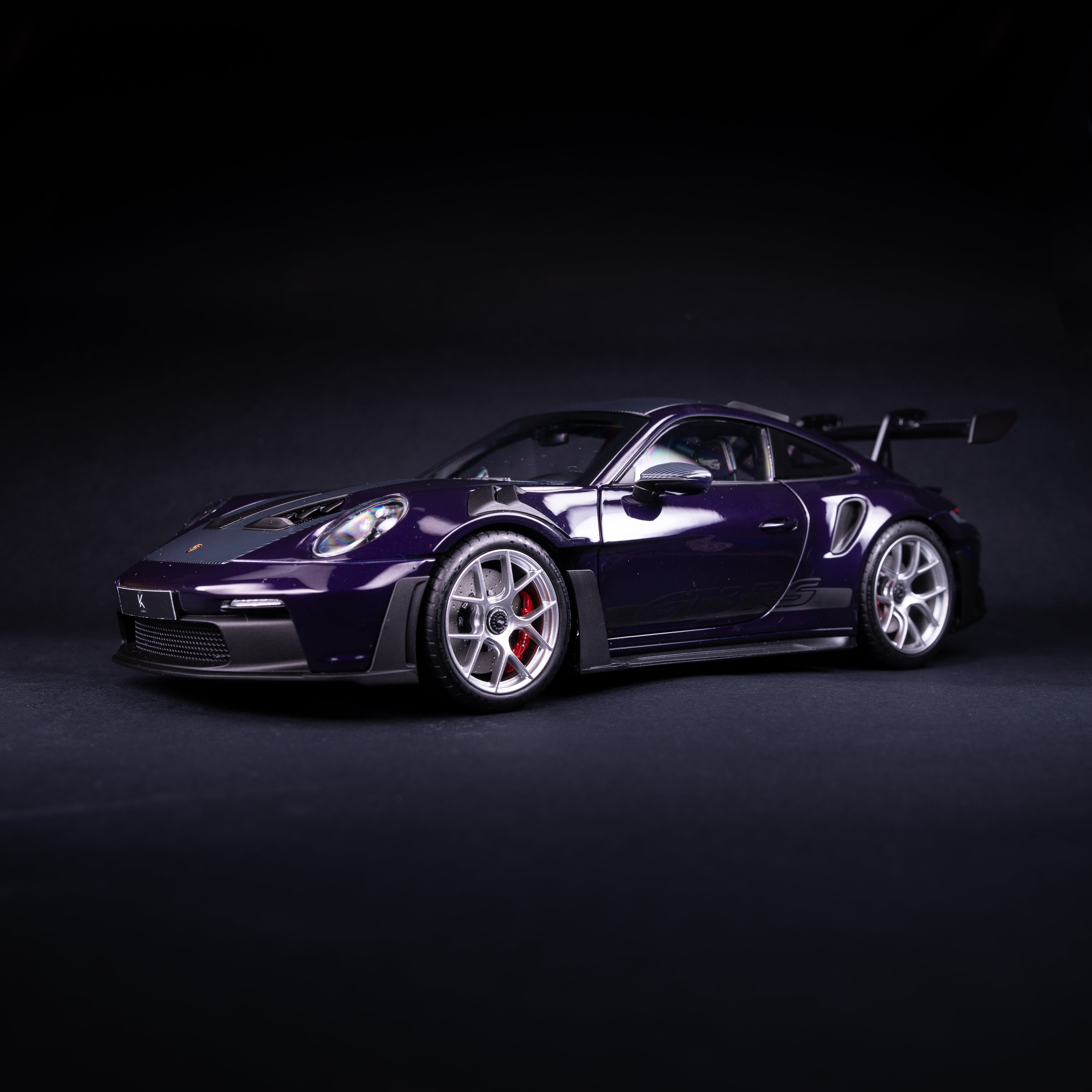 992 GT3RS (weissach) - VIOLA - silver rims