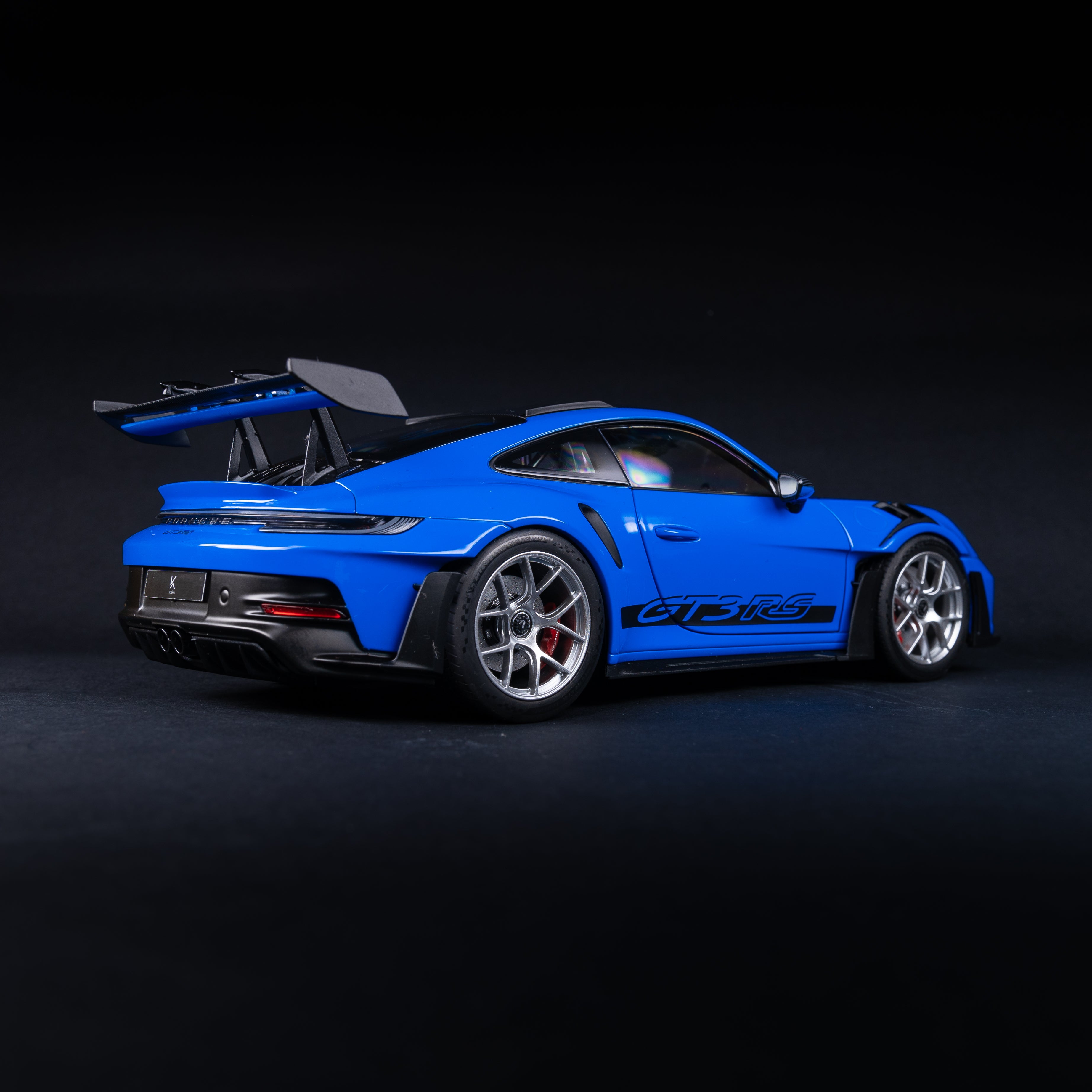 992 GT3RS (weissach) - BLUE - silver rims