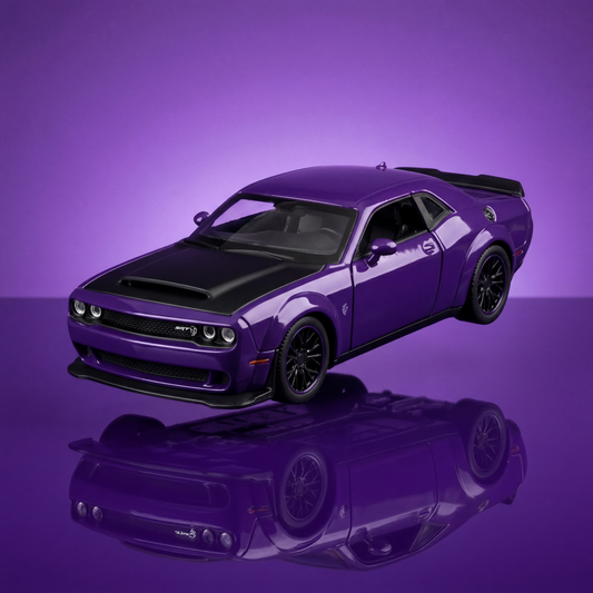 Dodge series 1 36 scale diecast model with opening doors and racing stripes