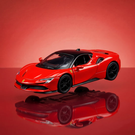 Ferrari series 1 36 scale diecast model with opening doors and iconic red finish